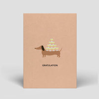 Dachshund Congratulations | Postcard